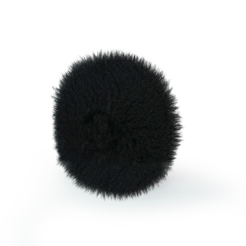 SPTA 3"/5"/6" Wool Polishing Pad, T140 Black Heavy Cut Wool Pad to Remove 1200#/1500# Sanding Disc Marks, Deep Scratches, Orange Peel and Heavy Oxidation for Automotive, Car, RV, Motorbike & Boat