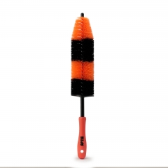 SPTA Straight handle Car Rim & Wheel Cleaning Brush Car Detail Brush Made With PP Bristle For Cars & Trucks & SUV