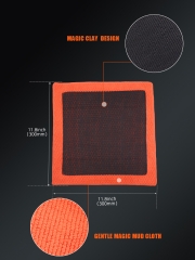SPTA Car Clay Towel Auto Detailing Scratch Removing Clay Bar Cloth for Car Detailing, Polishing and Removing Paint Contaminants