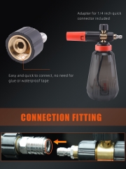 SPTA CS002 1Pc 335*150*125mm Car Foam Cannon,Pressure Washer Nozzle Tips, Foam Sprayer Cordless Pump Foam Cannon