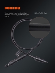 SPTA PT101 Black&Orange Flexible Shaft Set Constant Speed Output For Spot Repairs For Detail Small Area Car Polishing