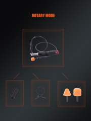 SPTA PT101 Black&Orange Flexible Shaft Set Constant Speed Output For Spot Repairs For Detail Small Area Car Polishing