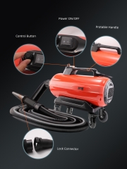 SPTA New 3000W Double Motor Car Air Blower Auto Detailing Dryer Blower