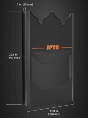 SPTA Dual Machine Polisher Wall Holder, Organizer for Dual Action & Rotary Polishers for Mobile Detailing, Detailing Storage