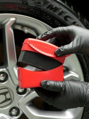 SPTA Dressing&Protectant Applicator Easy-to-Grip Soft Applicator Tire Gloss Dressing Pad Car Clean Foam Sponge