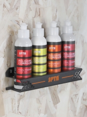 SPTA Ceramic Coating Holder 4 Bottles, 50ml to 100ml BLACK Metal Ceramic Coating Holder Spray Bottle Rack