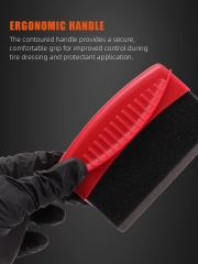 SPTA Dressing&Protectant Applicator Easy-to-Grip Soft Applicator Tire Gloss Dressing Pad Car Clean Foam Sponge