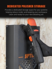 SPTA Single Wall Holder for For Universal Dual Action & Rotary Polishers Suitable for Mobile Detailing Detailing Storage
