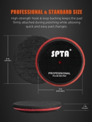 SPTA 5inch(125mm) 2000# Premium Denim Pad Orange Peel Removal Polishing Pad For Car Polisher