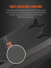 SPTA Dual Machine Polisher Wall Holder, Organizer for Dual Action & Rotary Polishers for Mobile Detailing, Detailing Storage
