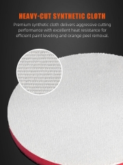 SPTA Car Orange-peel Removal Buffing Polishing Pad Denim Pad 2000 Grit 3