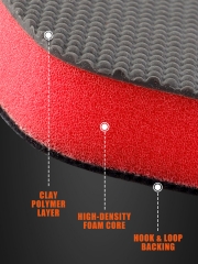 SPTA Car Cleaning Sponge Paint Magic Clay Car Care Paint Cleaner Bar Block Speed Clay Applicator For Waxing ​Auto Detailing Tool