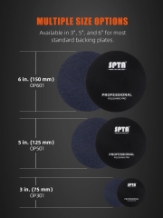 SPTA Car Orange-peel Removal Buffing Polishing Pad Denim Pad 1000 Grit 3