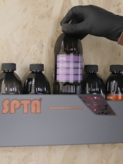 SPTA OT034 Chemical Liquid Storage Rack Easy Installation Wall Mounted Organization Tool for Car Detailing Garage and Workshop