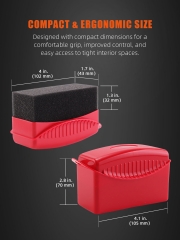SPTA Dressing&Protectant Applicator Easy-to-Grip Soft Applicator Tire Gloss Dressing Pad Car Clean Foam Sponge