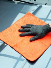 SPTA Clay Bar Towel Auto Care Fine Grade Microfiber Clay Towel Automotive Detailing Towel Clay Bar Alternative For Car Detailing