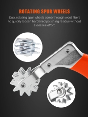 SPTA Wool Buffing Pad Cleaner Spur Tool For Revitalizing Polisher Compound Pads Buffing Pads Bonnet Cleaning Tool