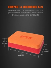 SPTA WF007 Ceramic Coating Sponge Applicator 120*80*35mm Orange For Removing Paint Overspray Without Scratcing Surfaces