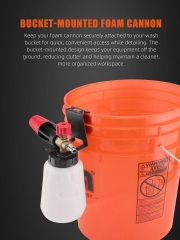 SPTA Universal Foam Cannon Bucket Mount - Ideal for Hanging Foam Cannons - Car Detailing Accessories & Supplies