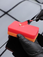 SPTA WF007 Ceramic Coating Sponge Applicator 120*80*35mm Orange For Removing Paint Overspray Without Scratcing Surfaces