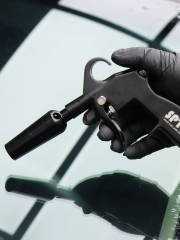 SPTA Air Blow Gun Car Interior Cleaning Gun High Pressure Car Detailing Cleaning Tool with Nozzle and Auto Detailing Dusting Brush for Quickly Blasts Dirt and Dust from Surface