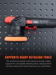 SPTA OT023 Scraper Red Hook Made With Plastic Bristle For Holding Various Tools&Sprayer and Microfiber Cloth