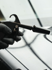 SPTA Air Blow Gun Car Interior Cleaning Gun High Pressure Car Detailing Cleaning Tool with Nozzle and Auto Detailing Dusting Brush for Quickly Blasts Dirt and Dust from Surface