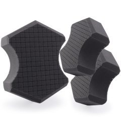 SPTA MT045 Car Wash Sponge, Foam Grid Car Wash Sponge for Soap and Rinseless Washing, Cross-Cut, Easy Grip, Large Sponge. Durable, Soft, Scratch-Free Car Cleaning and Detailing