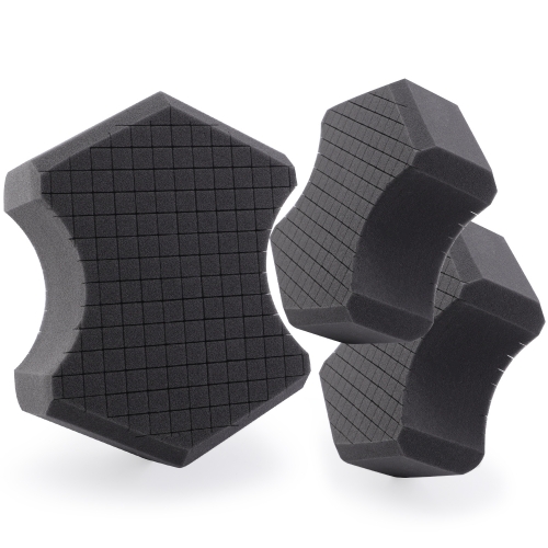 SPTA MT045 Car Wash Sponge, Foam Grid Car Wash Sponge for Soap and Rinseless Washing, Cross-Cut, Easy Grip, Large Sponge. Durable, Soft, Scratch-Free Car Cleaning and Detailing