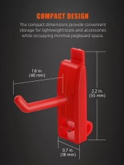SPTA OT024 Scraper Red Hook Made With Plastic Bristle For Holding Various Tools&Sprayer and Microfiber Cloth