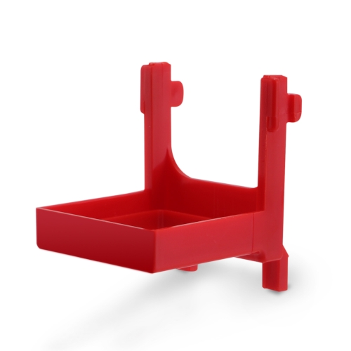 SPTA OT030 Sprayer and Microfiber Cloth Hook Plastic Scraper Red Hook Made With Plastic Bristle For Holding Various Tools&Sprayer and Microfiber Cloth