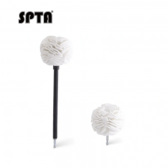 SPTA Wheel and Rim Polishing Ball, Auto Cone Metal Polish Buffing Polishing Ball, Drill Buffing Sponge Pads Buffing Wheel for Drill , Wool Buffing for Automotive Car Wheel Hub Care