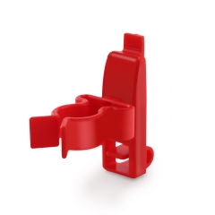SPTA OT027 Round Card Hook Plastic Scraper Red Hook Made With Plastic Bristle For Holding Various Tools&Sprayer and Microfiber Cloth