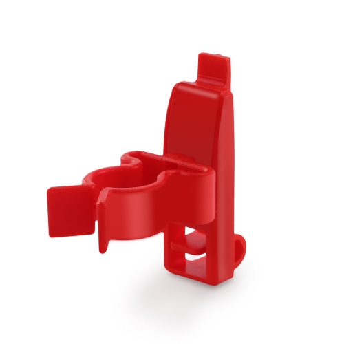 SPTA OT027 Round Card Hook Plastic Scraper Red Hook Made With Plastic Bristle For Holding Various Tools&Sprayer and Microfiber Cloth
