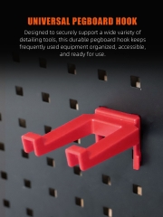 SPTA OT023 Scraper Red Hook Made With Plastic Bristle For Holding Various Tools&Sprayer and Microfiber Cloth