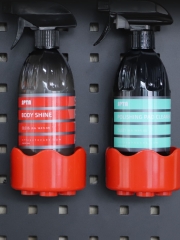 SPTA OT029 Polishing Compound Bottle Hook PlasticPlastic Scraper Red Hook Made With Plastic Bristle For Holding Various Tools&Sprayer and Microfiber Cloth