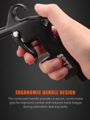 SPTA Air Blow Gun Car Interior Cleaning Gun High Pressure Car Detailing Cleaning Tool with Nozzle and Auto Detailing Dusting Brush for Quickly Blasts Dirt and Dust from Surface