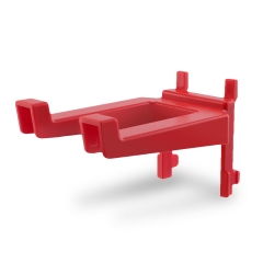 SPTA OT023 Scraper Red Hook Made With Plastic Bristle For Holding Various Tools&Sprayer and Microfiber Cloth