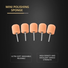 SPTA Mini Polishing Pads Set, 5Pcs Orange Flexible Shaft Cylinder Polishing Pad Set,Car Detailing Pads For Small Area for Flexible Shaft & Drill Attachment
