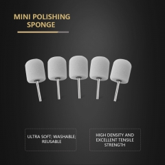 SPTA Mini Polishing Pads Set, 5Pcs Gray Flexible Shaft Cylinder Polishing Pad Set,Car Detailing Pads For Small Area for Flexible Shaft & Drill Attachment