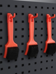 SPTA OT025 Medium Hook Plastic Red Hook Made With Plastic Bristle For Holding Various Tools&Sprayer and Microfiber Cloth