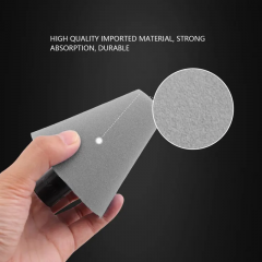 SPTA Grey M14 Polishing Cone, Car Wheel Hub Rotary Poliher Buffing Sponge Pads , Polishing Ball,Car Buffers and Polishers Cone Pad for Drill, Attaches to Rotary Tool
