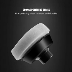 SPTA 2Pack 3Inch Gray Light Cut & Polish Pad for Car Buffer Polisher Compound Polishing, Buffing, Compounding, And removal of ultra-fine swirl marks, car wash scratches, and hazing, leaving a swirl-free gloss finish For Car Detailing, Tight Areas and Sma