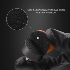 SPTA 10Pack 12.5MM Orange Heavy Cut Polishing Pad for Car Buffer Polisher Compound Polishing Sponge Pads, Compounding, Polishing,Remove 1200#/1500# Sanding Marks For Car Detailing, Tight Areas and Small Spaces