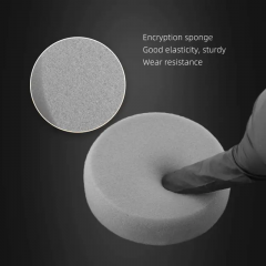 SPTA 2Pack 3Inch Gray Light Cut & Polish Pad for Car Buffer Polisher Compound Polishing, Buffing, Compounding, And removal of ultra-fine swirl marks, car wash scratches, and hazing, leaving a swirl-free gloss finish For Car Detailing, Tight Areas and Sma