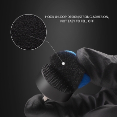 SPTA 10Pack 12.5MM Blue Medium Cut Polishing Pad for Car Buffer Polisher Compound Polishing Sponge Pads Compounding, Polishing,Remove 1500#/2000# Sanding Marks For Car Detailing, Tight Areas and Small Spaces