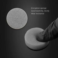 SPTA 5Pack 2Inch Gray Light Cut & Polish Pad for Car Buffer Polisher Compound Polishing, Buffing, Compounding, And removal of ultra-fine swirl marks, car wash scratches, and hazing, leaving a swirl-free gloss finish For Car Detailing, Tight Areas and Sma