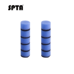 SPTA 10Pack 12.5MM Blue Medium Cut Polishing Pad for Car Buffer Polisher Compound Polishing Sponge Pads Compounding, Polishing,Remove 1500#/2000# Sanding Marks For Car Detailing, Tight Areas and Small Spaces