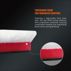 SPTA 2Pack 3Inch Microfiber Pads, T20 Microfiber Finishing Pads to Remove Fine Scratches, Car Wash Scratches and Holograms for Dual Action Car Polisher Finishing Polishing Waxing