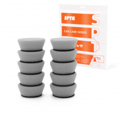 SPTA 10Pack 1Inch Gray Light Cut & Polish Pad for Car Buffer Polisher Compound Polishing, Buffing, Compounding, And removal of ultra-fine swirl marks, car wash scratches, and hazing, leaving a swirl-free gloss finish For Car Detailing, Tight Areas and Sm